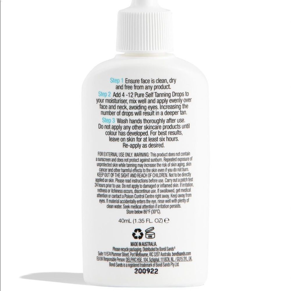 NWT Bondi Sands PURE Self Tanning Drops - Picture 2 of 5